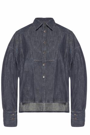 Ruffled denim shirt, zdjęcie 1 Ruffled denim shirt od Diesel Black Gold